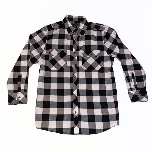 Blac Lacquer | Plaid Button‎ Down Shirt | 2XL - Picture 1 of 4